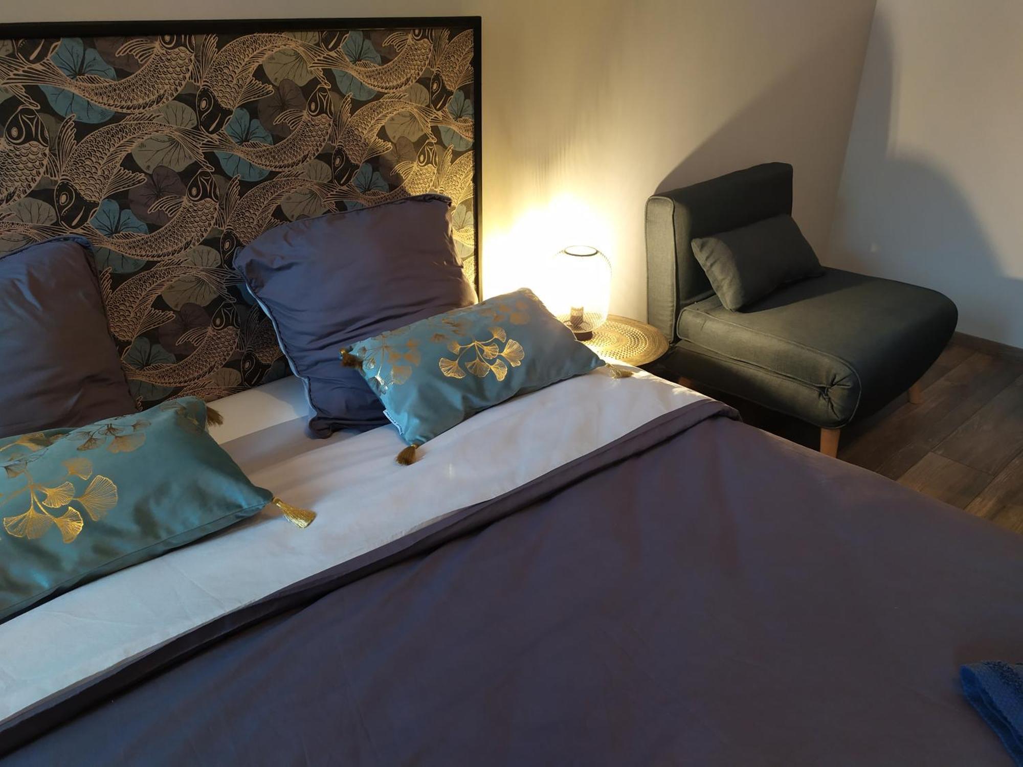 Chambres D'Hotes "Au Pied De La Bealiere" Montpezat-sous-Bauzon Quarto foto